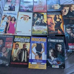 French VHS Tapes